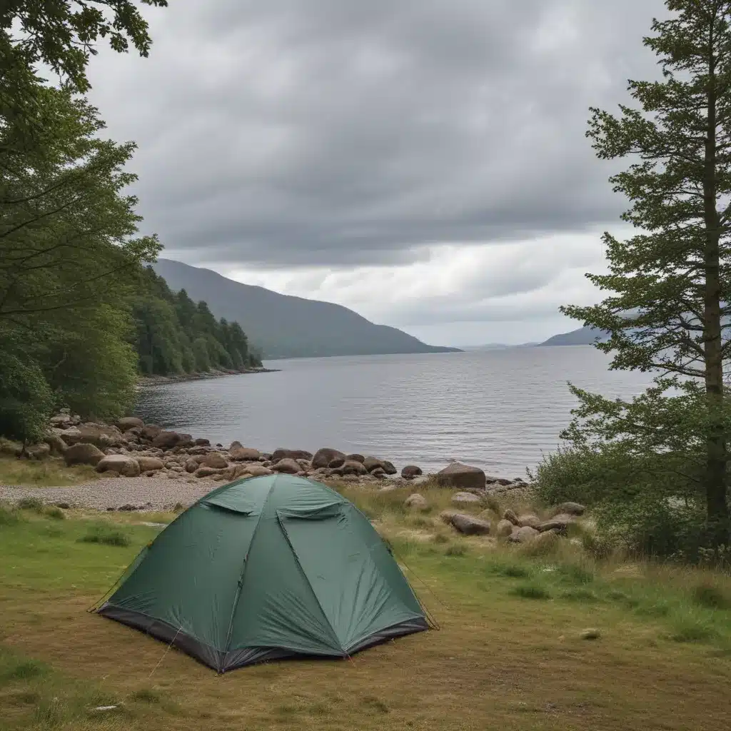 Back to Basics Camping on Loch Ness Shores