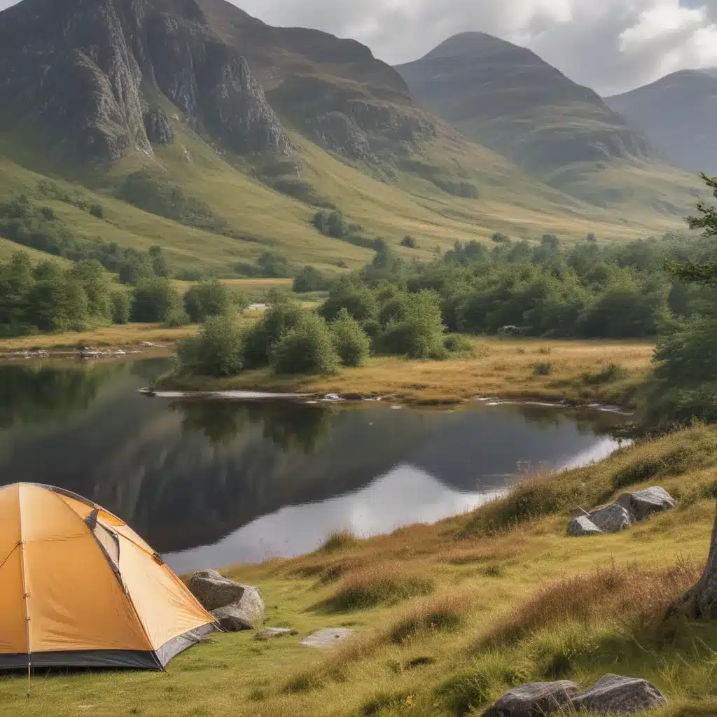 Camp Beside Tranquil Highland Lochs