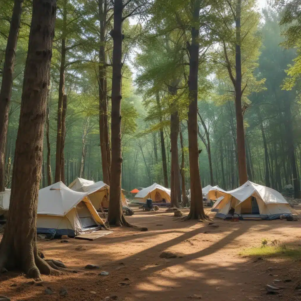 Camp Under Canopies of Ancient Forests