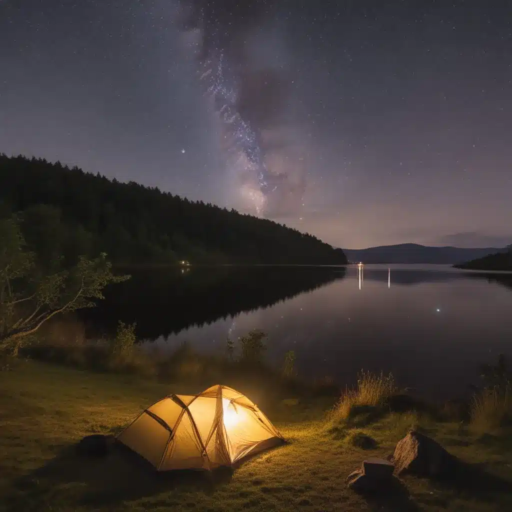 Camp Under the Stars Beside Tranquil Loch Ness