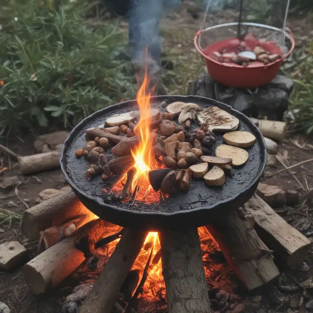 Campfire Cooking with Local Ingredients