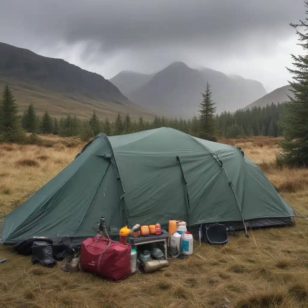 Camping Gear Essentials for Scottish Weather