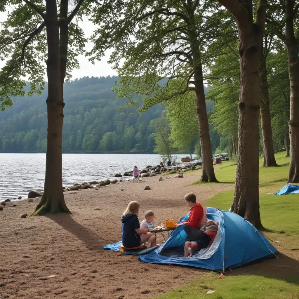 Camping with Kids at Loch Ness Shores