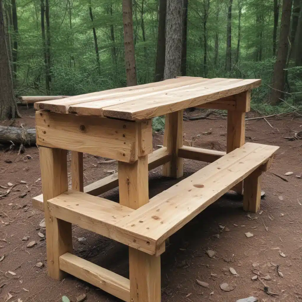 Campsite Carpentry: Building Furniture From Found Wood and Supplies