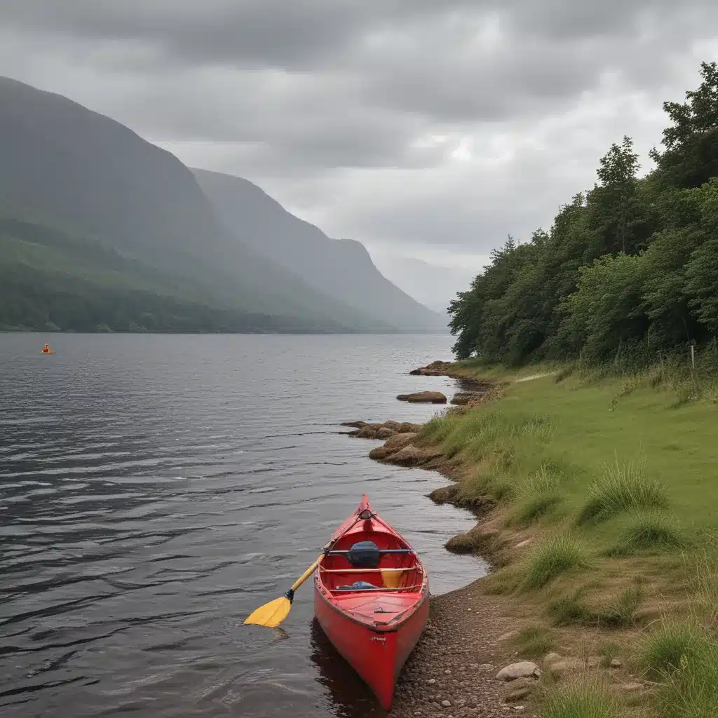 Canoe Along The Great Glen Past Loch Ness