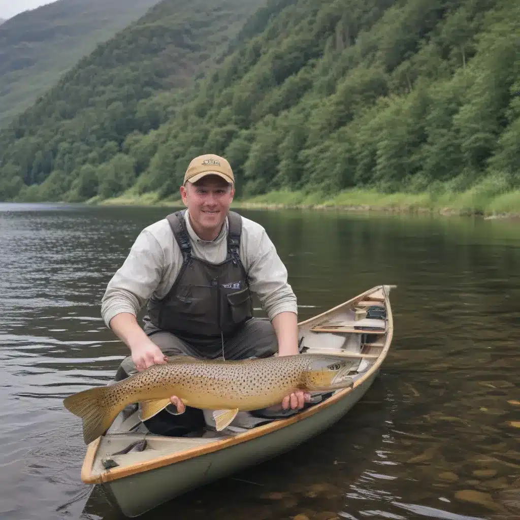 Canoe Fishing – Catching Brown Trout on Loch Ness