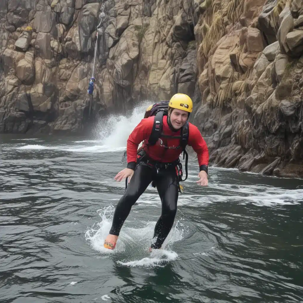 Coasteering Adventure in the Rocky Scottish Waters