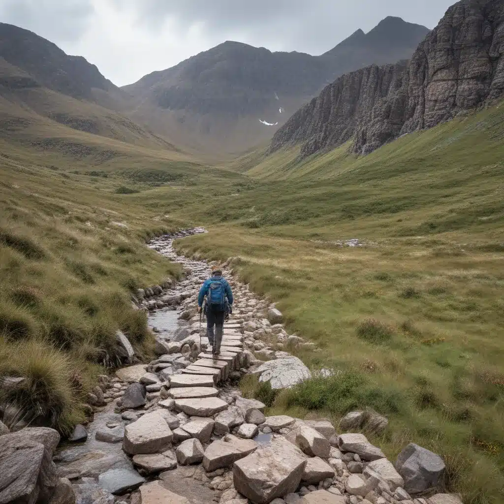 Crossing the Peak of the Fairy Pools