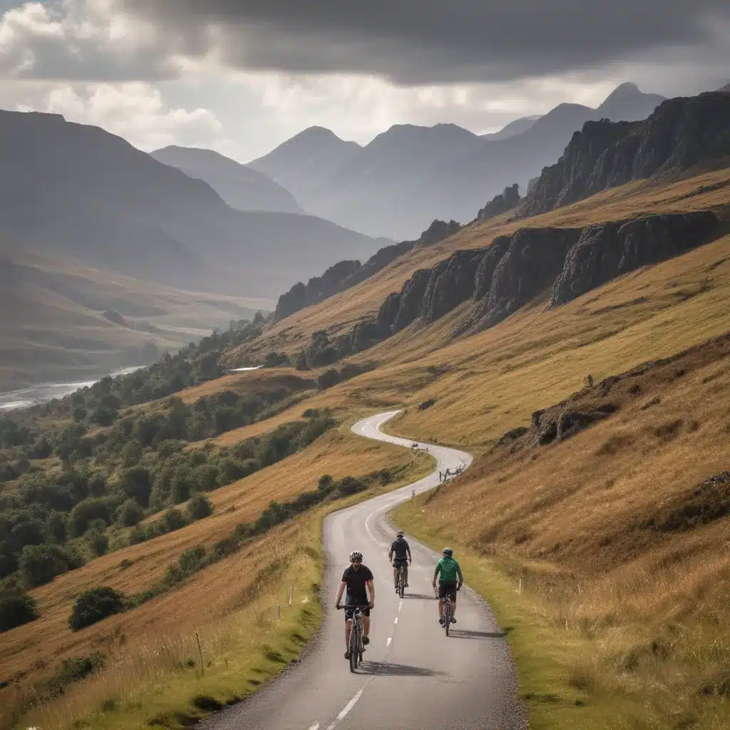 Cycling Through Dramatic Highland Landscapes