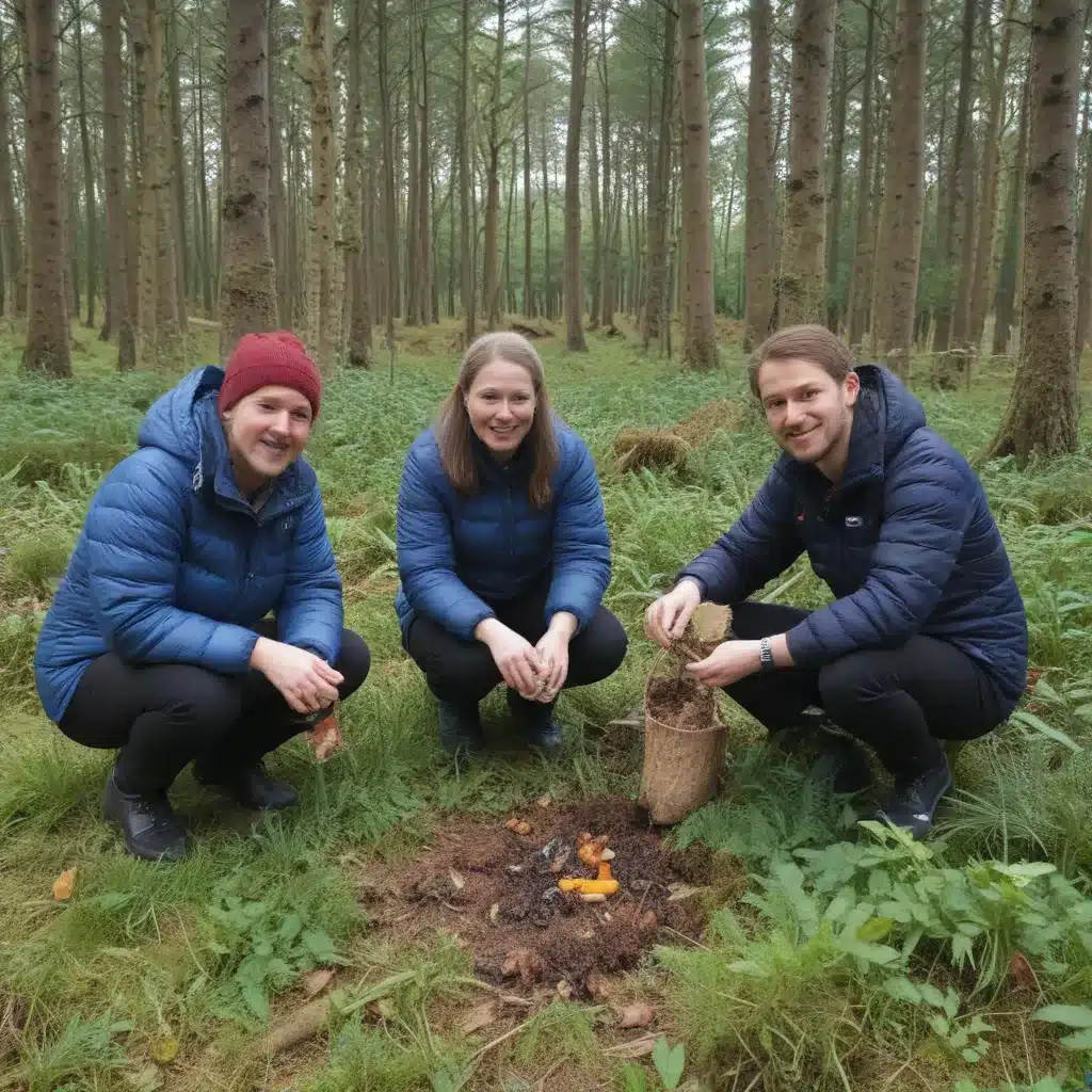 Foraging Together in Lochside Woods