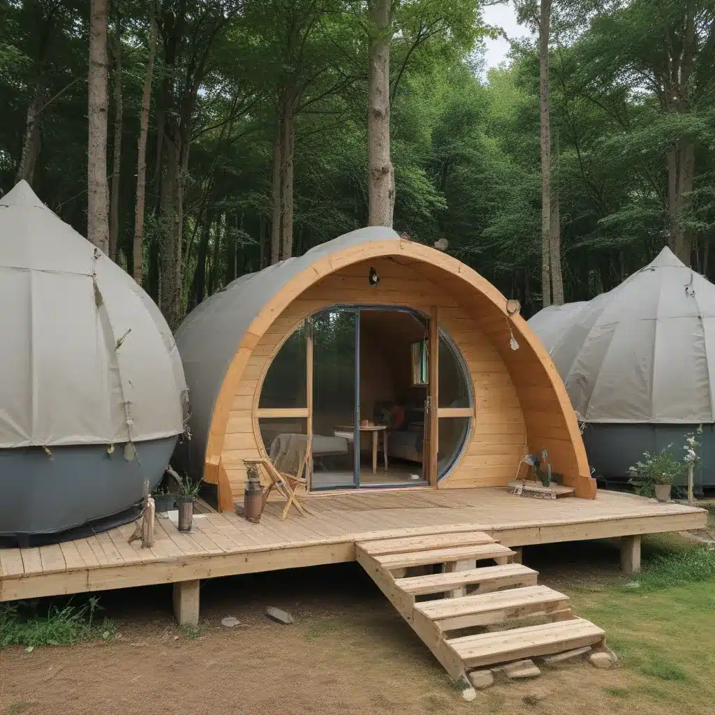 Glamp in Lakeside Pods for Comfort Camping