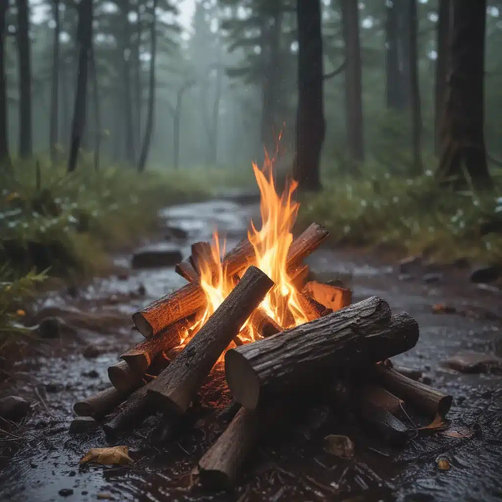 How to Start a Campfire – Even in Wet Conditions