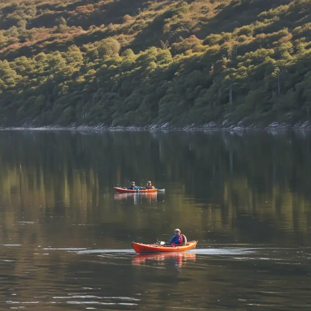 Kayaking on Shimmering Loch Morar