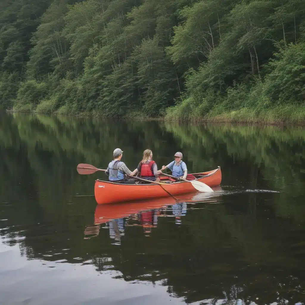 Learn Canoeing on Calm Loch Waters