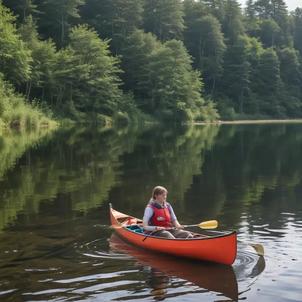 Learn To Canoe On The Calm Loch Waters