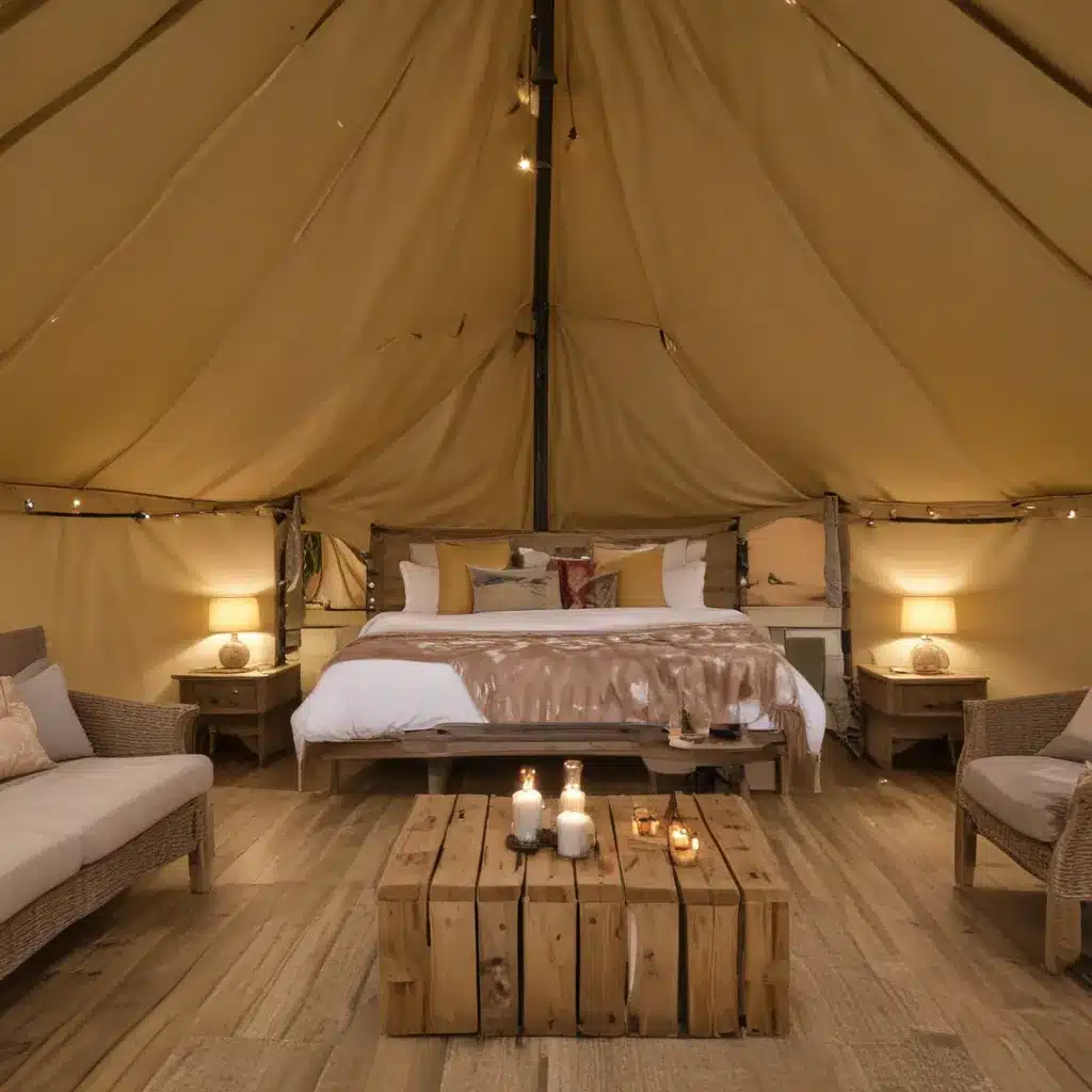 Luxury Glamping – King-Size Beds and Hot Tubs