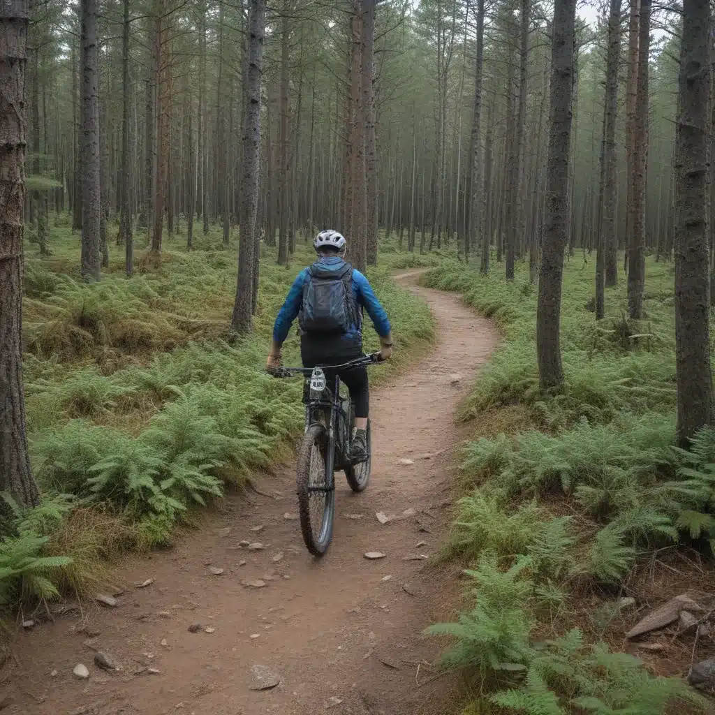 Mountain Biking the Trails in Killiechonate Forest