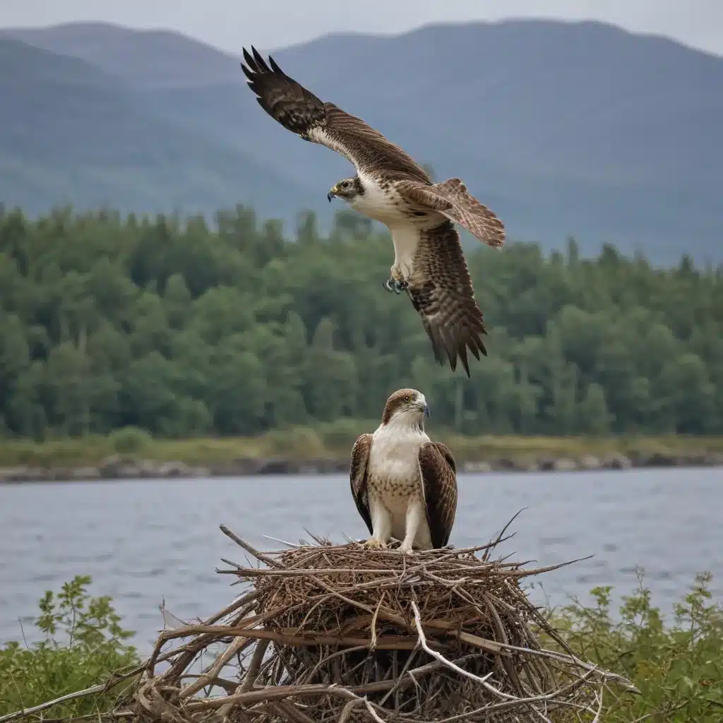 Photographing Ospreys on their Nest at Loch Ness