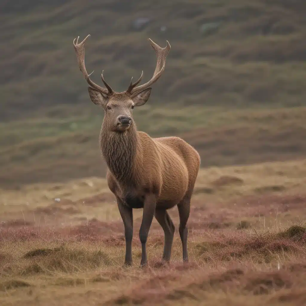 Photographing Red Deer in the Highlands