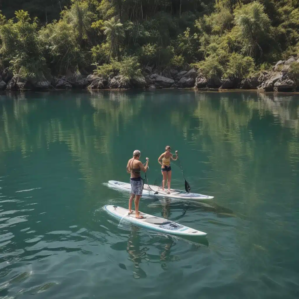 Stand-Up Paddleboarding on Glass-Like Waters