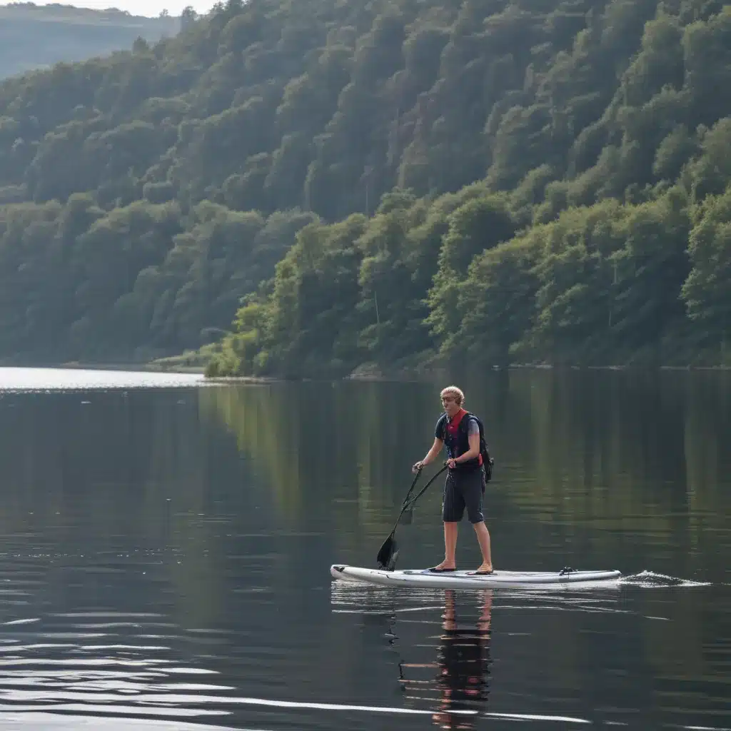 Stand Up Paddleboard on Calm Loch Ness