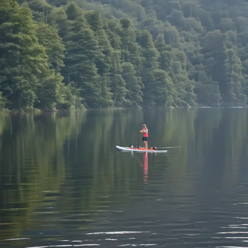 Stand Up Paddleboarding Through the Calm Waters of Loch Ness