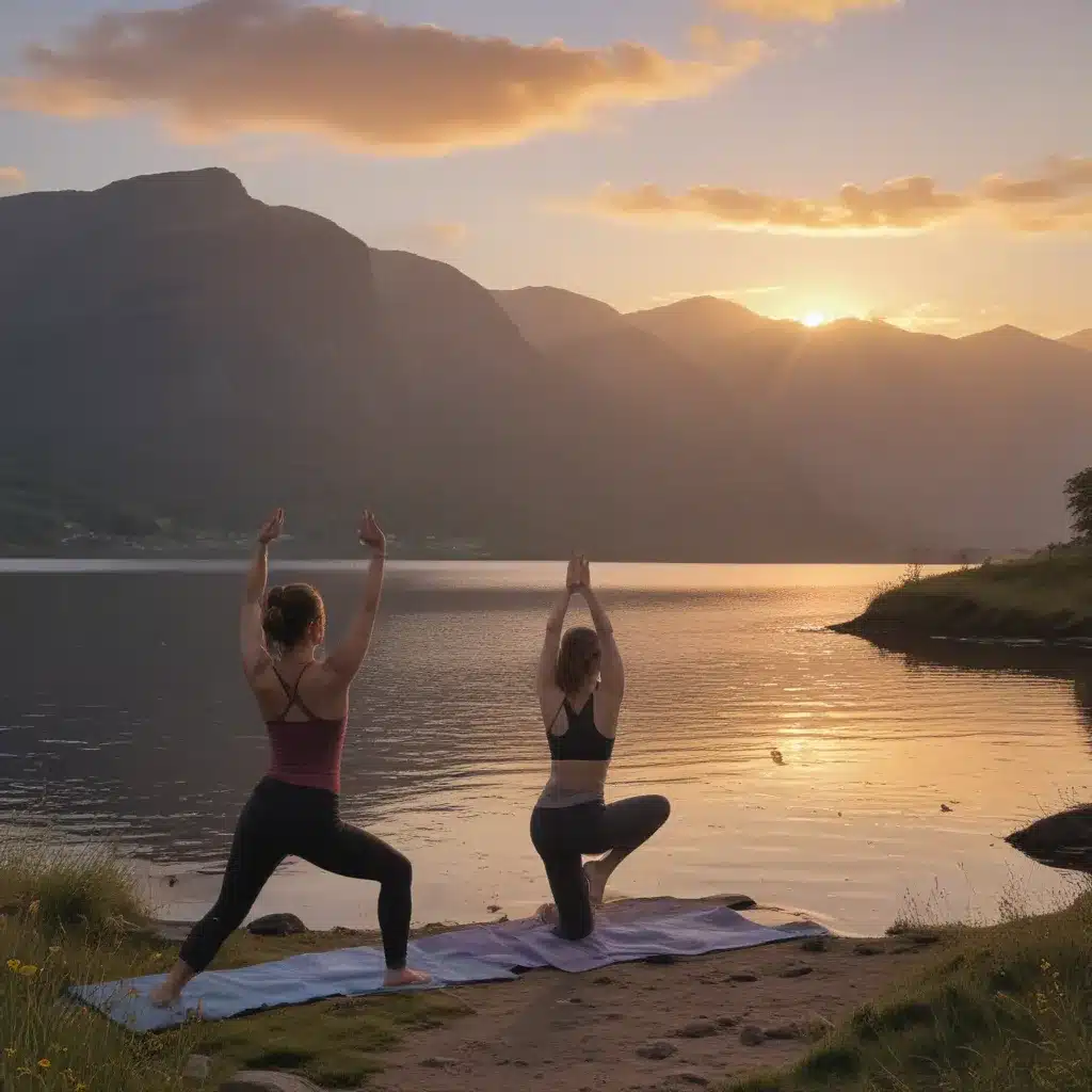 Sunrise Yoga by the Shores of the Famous Loch