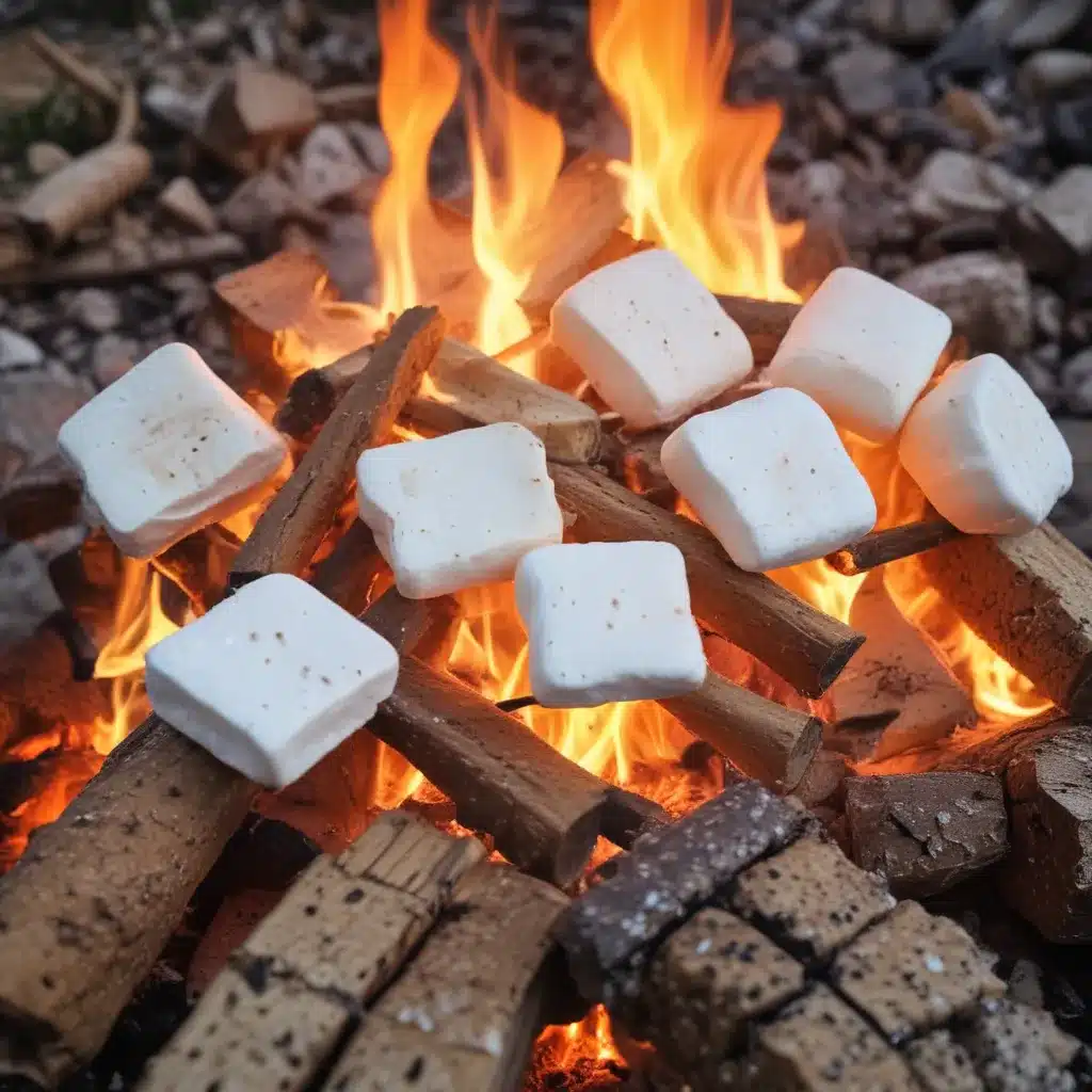 Toast Marshmallows Over a Crackling Fire